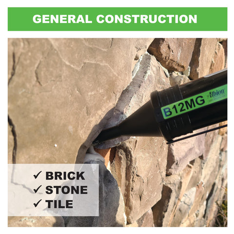 Albion Engineering B12MG B-Line Manual Mortar and Grout Gun for Pointing