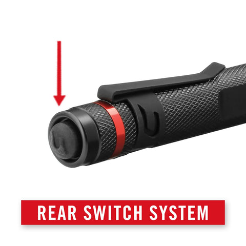 Coast HP4 Black LED Penlight 100 Lumens Bulls-Eye Spot Beam Batteries Included