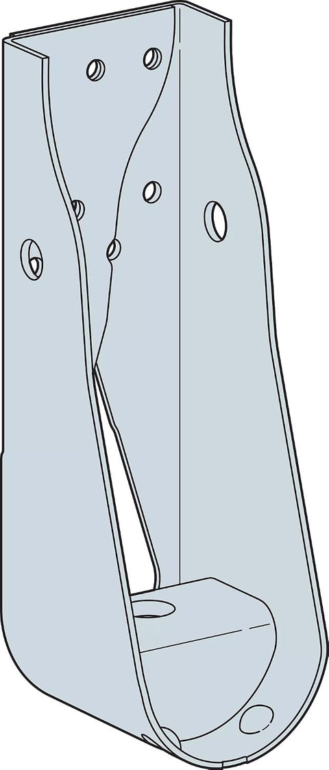 HDUE3 3 in. x 8-11/16 in. 14-Gauge Galvanized Predeflected Holdown Strong-Drive SDS Screws