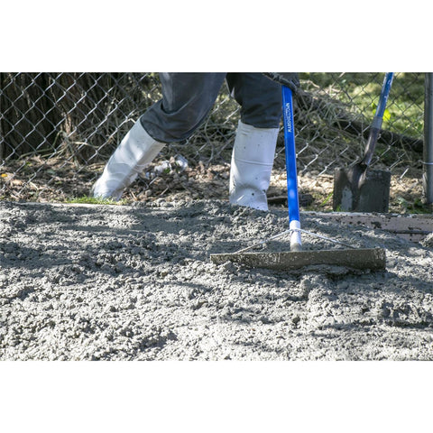 MARSHALLTOWN AP75348 19 1/2 x 4 Concrete Placer, 48 Inch Round Handle, Made in the USA