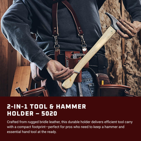 Occidental Leather 5020 2-in-1 Tool & Hammer Holder