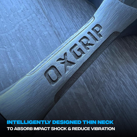 OX Tools OX-P082424 24oz Brick Hammer Forged Steel Head Non-Slip Grip Handle