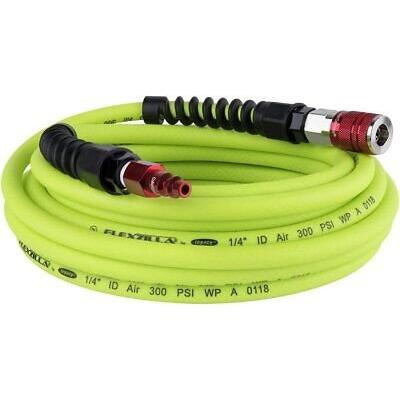Flexzilla HFZP1425YW2-D Pro Air Hose with ColorConnex Industrial Type D Coupler