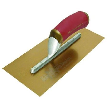 MARSHALLTOWN 4713DFDL DuraFlex Finishing Trowel, 16 x 5 Inch, 13 5/8 Inch Mounting, DuraSoft Handle, Made in the USA, Plaster and Drywall Finishing Tools