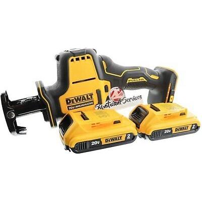DEWALT DCS369B Cordless Atomic 20V Cordless Reciprocating Saw 2.0 Ah Batteries