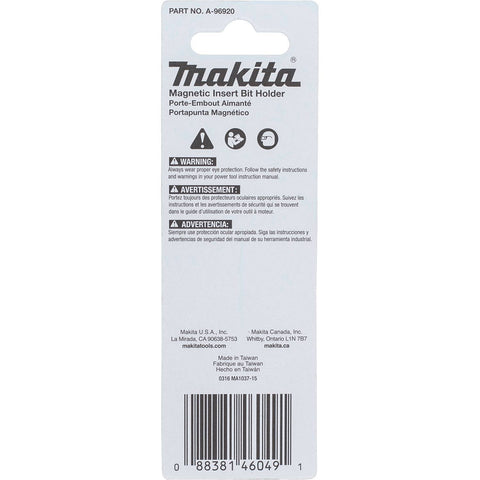 Makita A-96936 Impactx 2-3/8? Magnetic Insert Bit Holder, 10 Pack, Bulk
