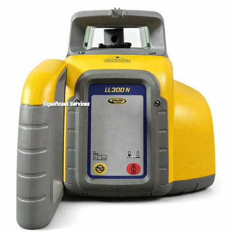 Spectra LL300N-1 Self Leveling Laser Level Kit HL450 Receiver Clamp 15 ft Tripod