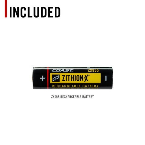 Coast ZX955 ZITHION-X 12V Li-Ion Rechargeable Battery for EAL18 PM300