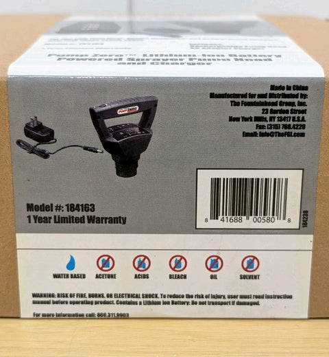 Pump Zero Technology  Garden Sprayer Pump  Pump Head and Charger Only  Lawn and Garden  24 Gallons Per Charge