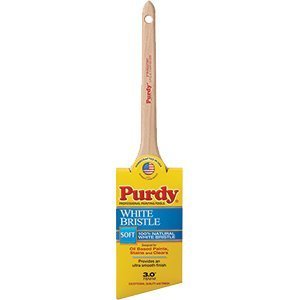 Purdy 144024430 Adjutant Wood Handle Soft White China Angle Paint Brush 3" 6...
