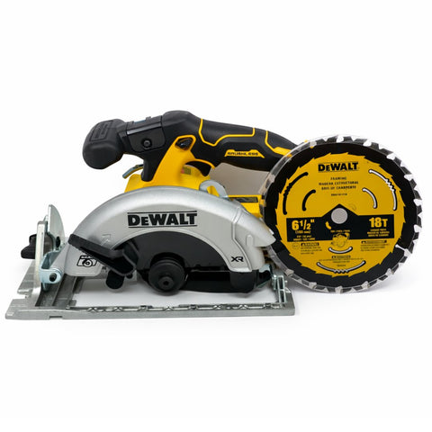 New DeWALT DCS565B 20V MAX 6-1/2" Brushless Cordless Circular Saw 5.0 Ah Battery