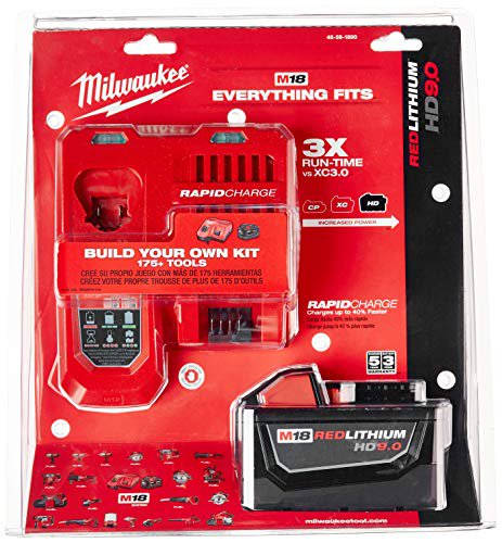 MILWAUKEE ELEC TOOL 48-59-1890 M18 9.0Ah Starter Kit