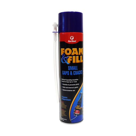 Red Devil 0920 Foam & Fill Small Gaps & Cracks Expanding Polyurethane Sealant, 2