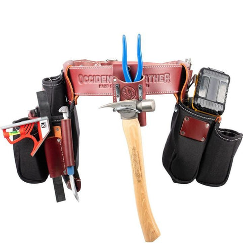 Genuine Occidental Leather 8585LH LG Heritage FatLip 25 Pocket Tool Bag Set