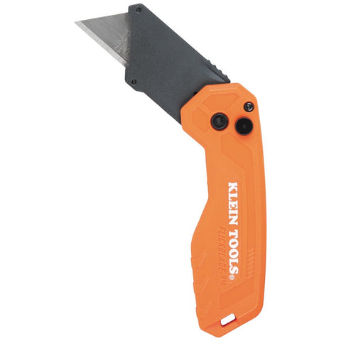 Klein Tools 44307 FlickBlade Utility Knife Quick-Change Grounded Carbon Steel