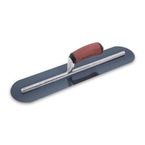 Marshalltown MXS81BRD Concrete Finishing Trowel 18" x 4 in Blue Fully Rounded