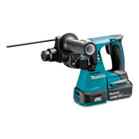 Makita XRH01T 1" SDS-Plus Rotary Hammer Kit 18V LXT Brushless Cordless 5.0Ah