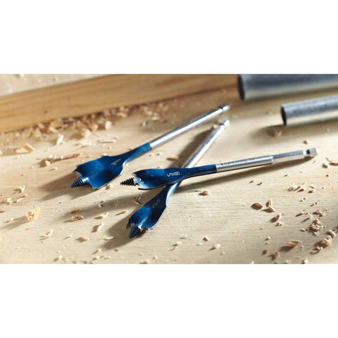 BOSCH DSB5012 12-Piece Assorted Set Daredevil Spade Bits, 1/4 In. Hex Shank Ideal for Fast Drilling Applications in Wood
