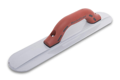 MARSHALLTOWN 141D Round End Magnesium Hand Float, 12 Inch x 3-1/8 Inch, Standard DuraSoft Handle, Eliminates Float Marks, Provides Smooth Finish, Made in the USA, Concrete Float