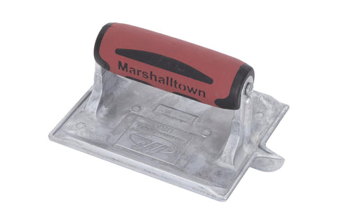 MARSHALLTOWN 865D Heavy-Duty Zinc Concrete Groover, 6 x 4 3/8 inch Blade, DuraSoft Handle, Concrete Tools Made in the USA