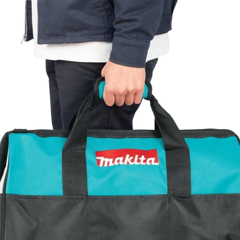 Makita 21" Heavy Duty 10 Pocket Strap Contractor Tool Bag Carry Storage Case