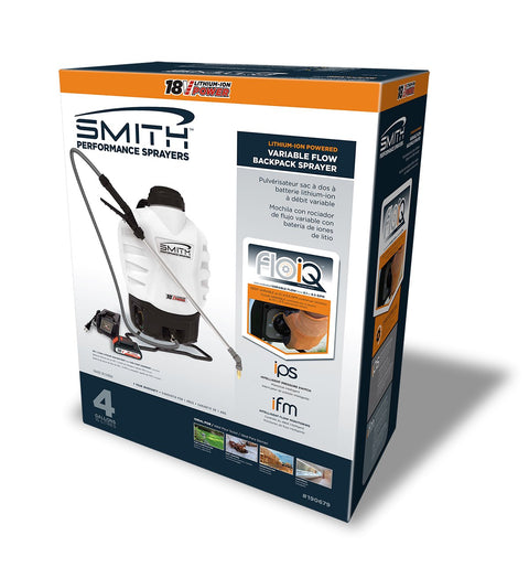 Smith Sprayer 190679 Cordless Backpack Sprayer Variable 7-Nozzle Battery Charger