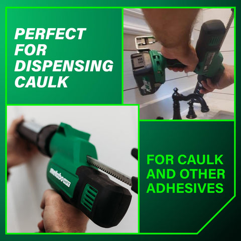 Metabo HPT AC18DAQ4M 18V MultiVolt Cordless High-Capacity Caulking Gun Tool Only