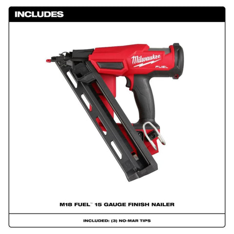 Milwaukee 2839-20 M18 FUEL 15 Gauge Finish Nailer Tool Only