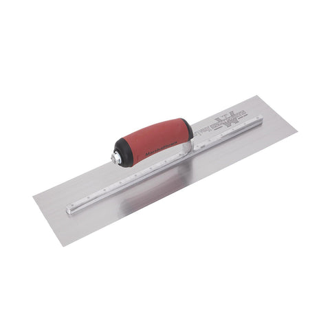 MARSHALLTOWN MXS82D High Carbon Steel Finishing Trowel, 4 3/4 x 18 Inch Concrete, Masonry and Drywall Finishing Tool, Made in the USA