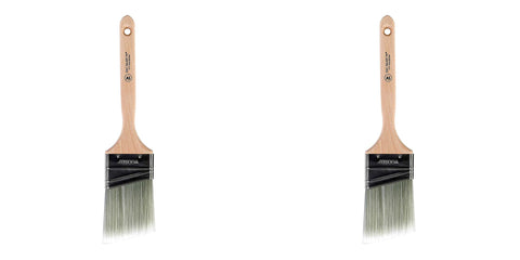 Wooster Brush 5221-2 1/2 Silver Tip 2 1/2 Angle Sash Paintbrush 2 Pack