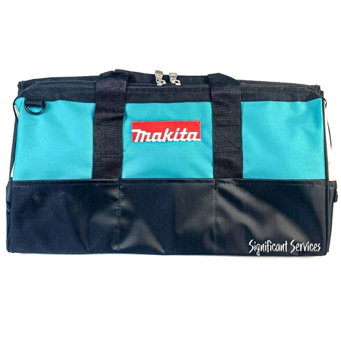 Makita 21" Heavy Duty 10 Pocket Strap Contractor Tool Bag Carry Storage Case