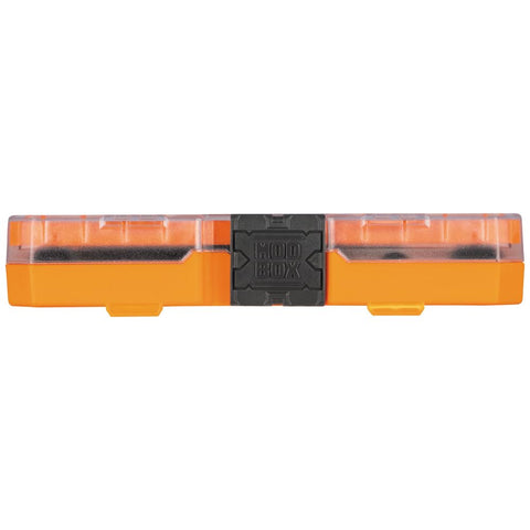 Klein Tools 65242 KNECT Impact Socket Set, Ratcheting Screwdriver Set, 1/4-Inch Drive, SAE and Metric Flip Sockets, 16 Hex Sizes, Adapters, MODbox Case
