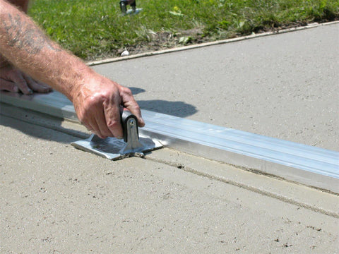 MARSHALLTOWN 865D Heavy-Duty Zinc Concrete Groover, 6 x 4 3/8 inch Blade, DuraSoft Handle, Concrete Tools Made in the USA
