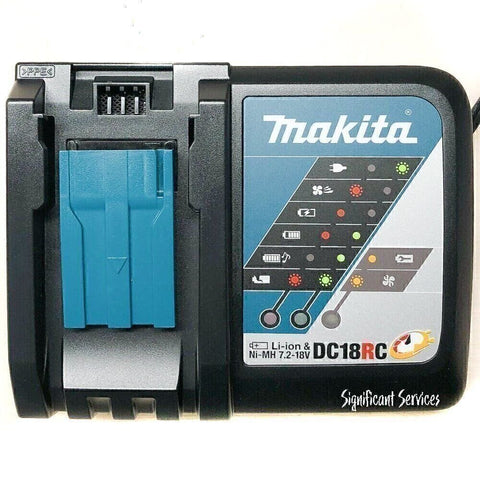 New Makita Genuine DC18RC Lithium‑ion Rapid Fast Battery Charger 14.4v-18v