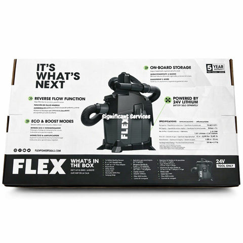FLEX FX5221 24V 1.6 Gallon Li-Ion Cordless Wet Dry Vacuum Tool Only Shop Vac