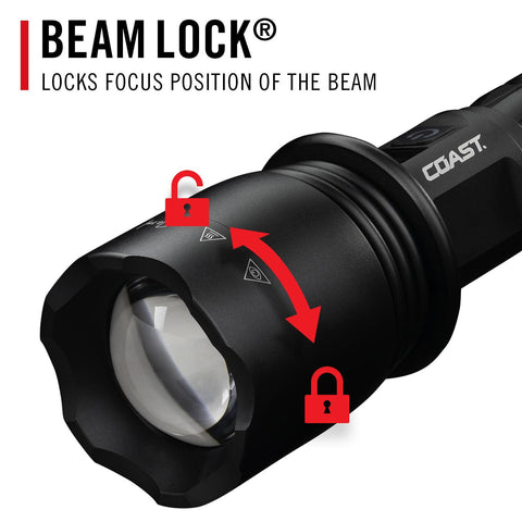 Coast 31037 XP40R LED Flashlight 8000 Lumen Ultra Flood Beam Push/Pull Focus