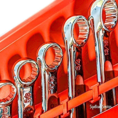 Milwaukee 48-22-9415 15-Piece SAE Combination Wrench Set MAX BITE Chrome Finish