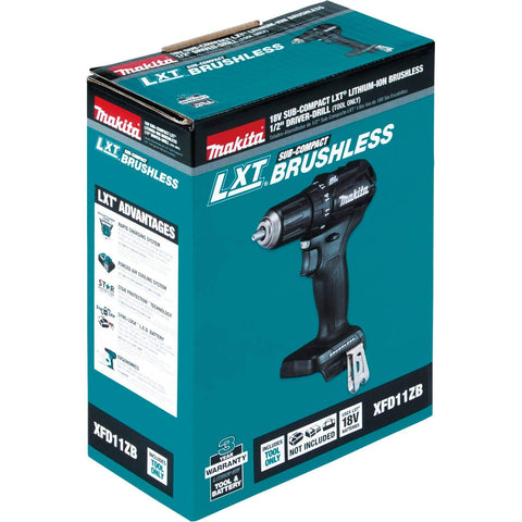 MAKITA XFD11ZB 18V LXT Li-Ion Brushless Cordless 1/2" Driver Drill