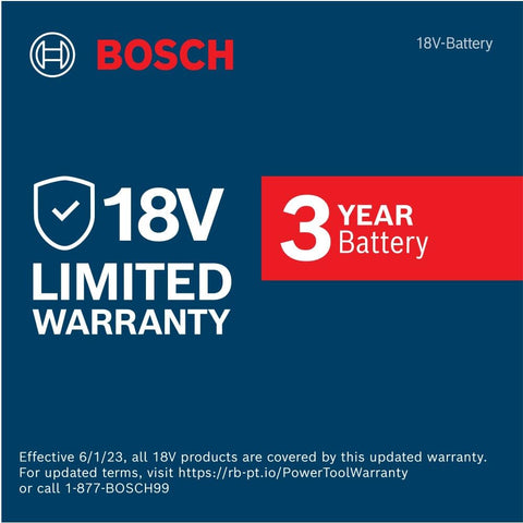 BOSCH GBA18V120 18V CORE18V® Lithium-Ion 12 Ah High Power Battery