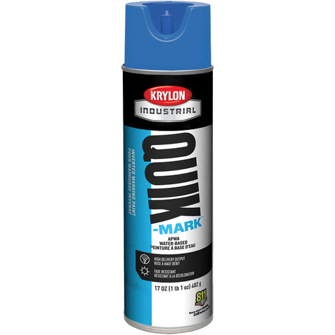 Krylon Quik-Mark Inverted Marking Paint APWA Blue A03903004 1 Can
