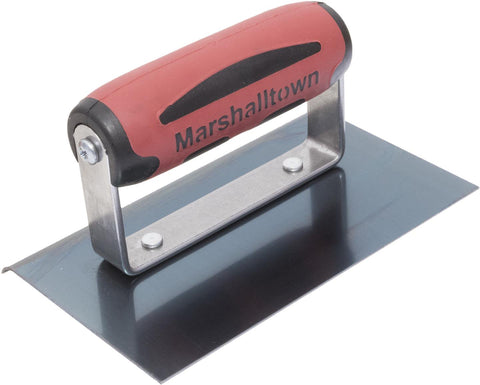 Marshalltown 158BD Blue Steel Concrete Edger 6 x 4 in 3/8 in Radius 1/2 in Lip