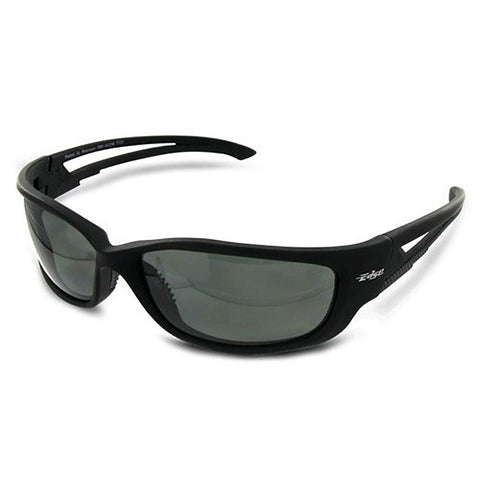 Edge Eyewear TSK-XL216 Black Frame Smoked Lens Kazbek Polarized Safety Glasses