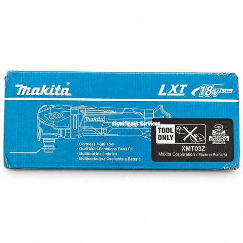 Makita XMT03Z Oscillating Multi-Tool 18V LXT Li-Ion Cordless Variable Speed Tool