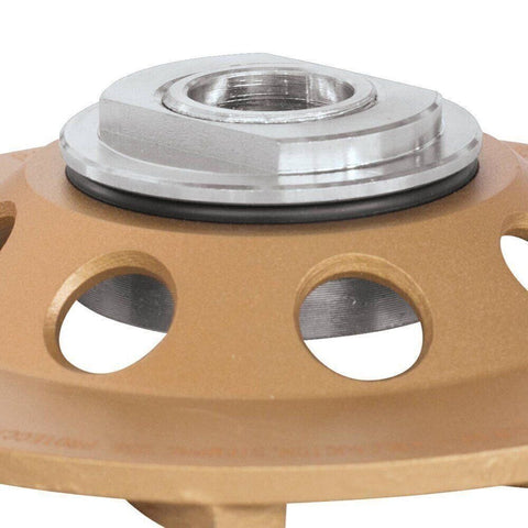 Makita A-96198 Double Row Anti-Vibration Diamond Cup Wheel, 4-1/2"