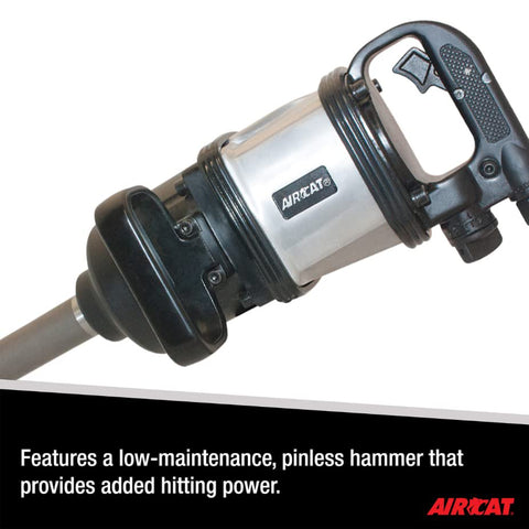 AIRCAT 1994 1" Pneumatic Straight Impact Wrench 8" Extended Anvil Super Duty