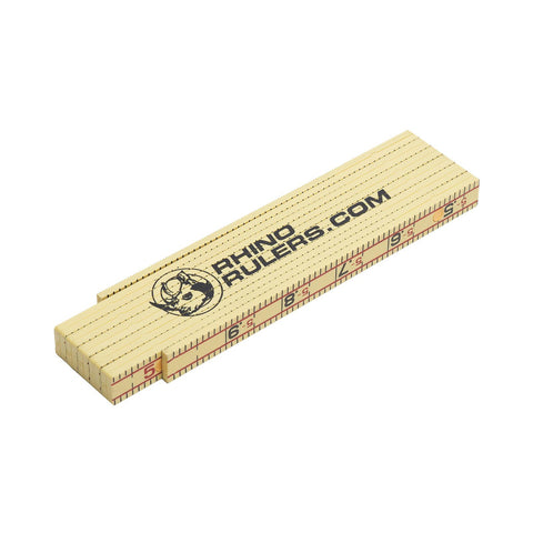 MARSHALLTOWN 6645 Rhino Ruler, Folding Engineer's Scale Ruler, Washable Fiberglass