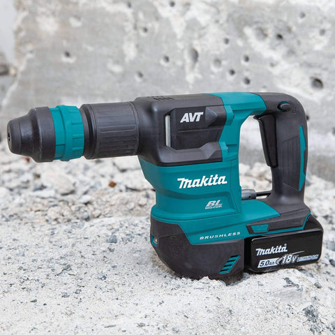 Makita XKH01TJ 18V LXT Li-Ion Brushless Cordless AVT Scraper Kit SDS-PLUS 5.0Ah