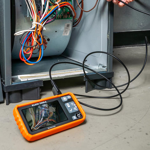 Klein ET17 Utility Borescope 5.5mm 9.8 ft Waterproof Gooseneck Inspection Camera