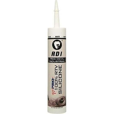 Red Devil 08160I RD PRO Industrial Grade RTV 100% Silicone Weather-Resistant 12