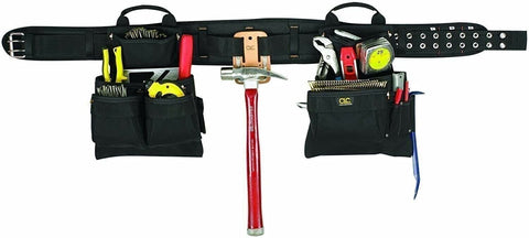 CLC Custom Leathercraft 5608XL 4 Piece Carpenter's Combo Tool Belt 17 Pocket